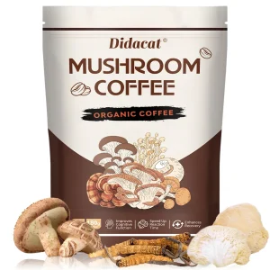 Mushroom Coffee - Organic Coffee, Lion's Mane, Chaga, Cordyceps, Reishi,shiitake