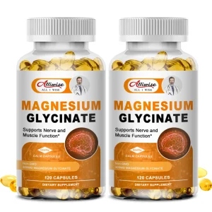 Magnesium Glycinate Supplement Vitamin B6 & Vitamin D3 to Support Muscle, Nerve, Mood, Sleep, Joint and Heart Health